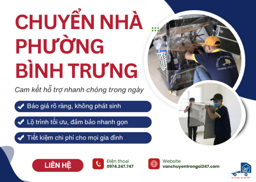 Chuyển nhà Phường Bình Trưng