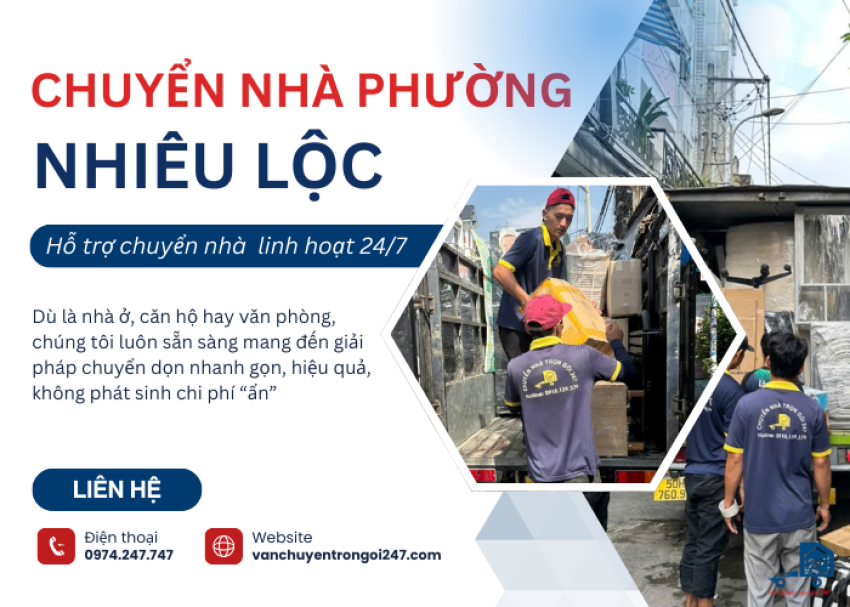 Chuyển nhà Phường Nhiêu Lộc