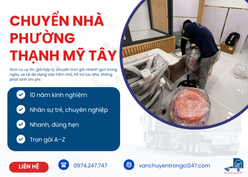 Chuyển nhà Phường Thạnh Mỹ Tây