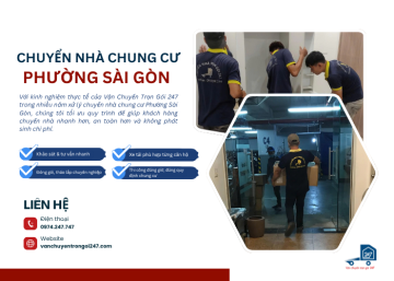 Chuyển nhà chung cư Phường Sài Gòn