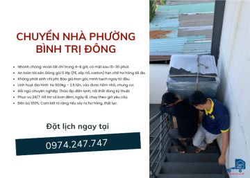 Chuyển nhà Phường Bình Trị Đông