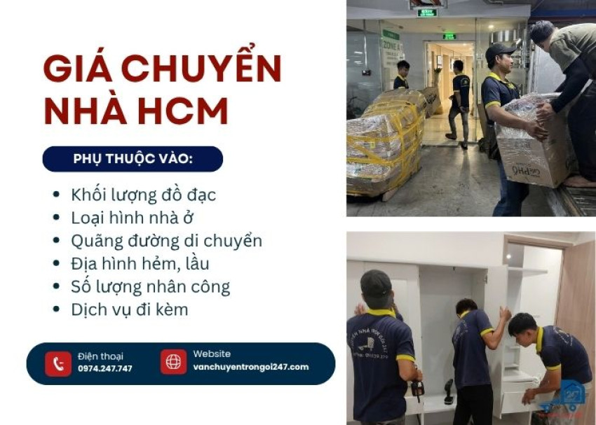 Bảng báo giá chuyển nhà TPHCM
