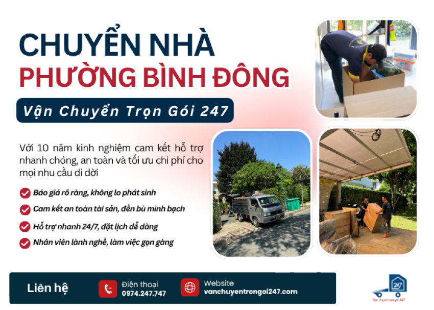 Chuyển nhà Phường Bình Đông