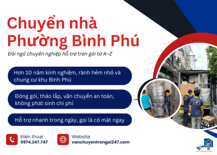 Chuyển nhà Phường Bình Phú