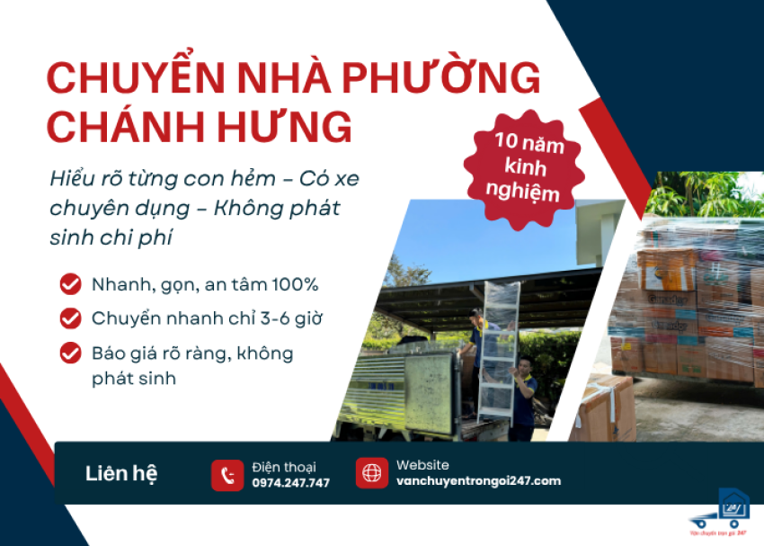 Chuyển nhà Phường Chánh Hưng