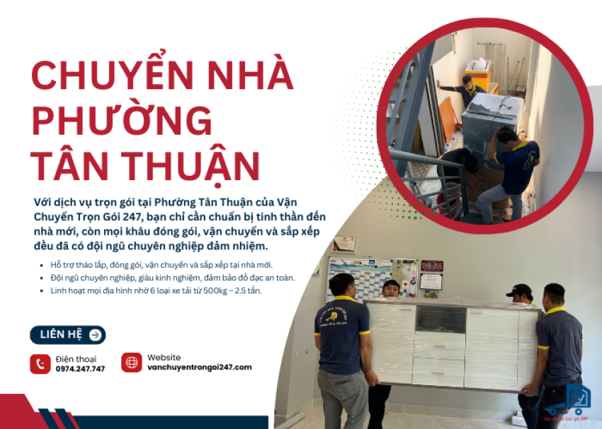 Chuyển nhà Phường Tân Thuận