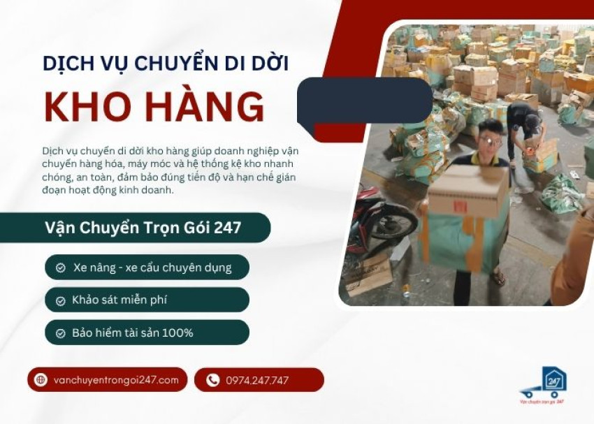 Dịch vụ chuyển di dời kho hàng