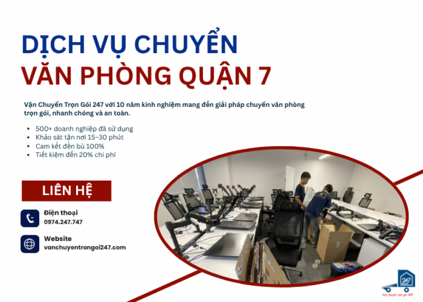 Dịch vụ chuyển văn phòng Quận 7