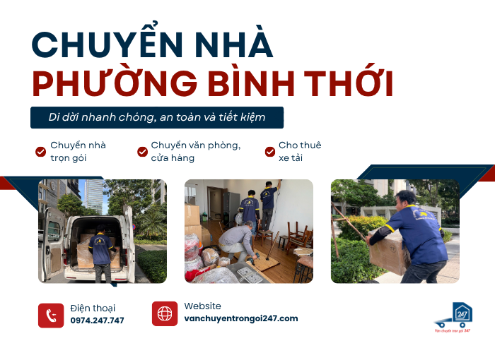 Chuyển nhà Phường Bình Thới