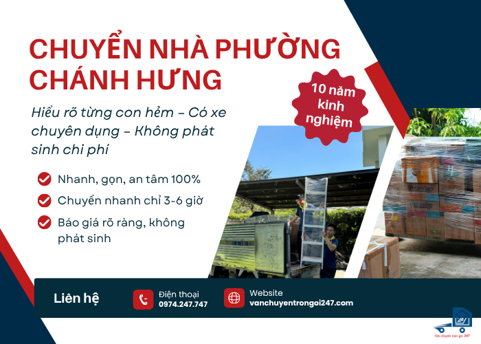 Chuyển nhà Phường Chánh Hưng