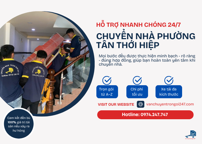 Chuyển nhà Phường Tân Thới Hiệp