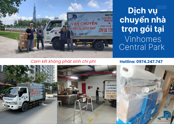 Dịch vụ chuyển nhà trọn gói tại Vinhomes Central Park