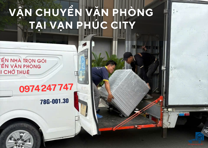 Dịch vụ vận chuyển văn phòng tại Vạn Phúc City