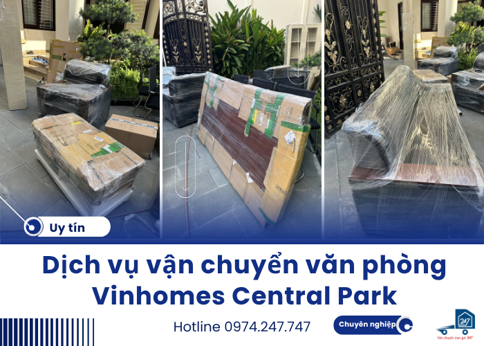 Dịch vụ vận chuyển văn phòng Vinhomes Central Park