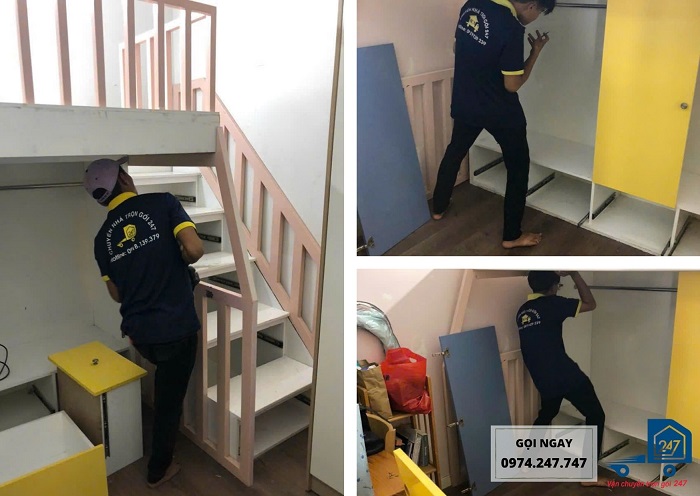 Vận Chuyển Trọn Gói 247 nhận dịch vụ vận chuyển tháo lắp giường tầng TPHCM.