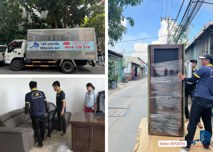 Vận Chuyển Trọn Gói 247 nhận vận chuyển sofa trọn gói với quy trình 4 bước an toàn, nhanh chóng