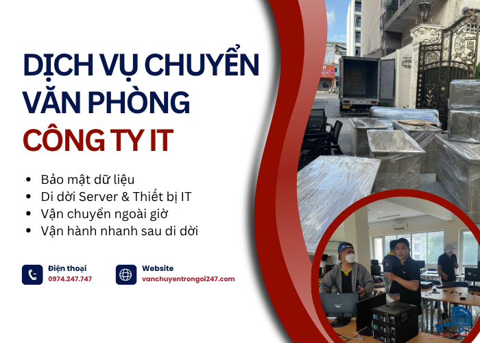 Dịch vụ chuyển văn phòng công ty IT