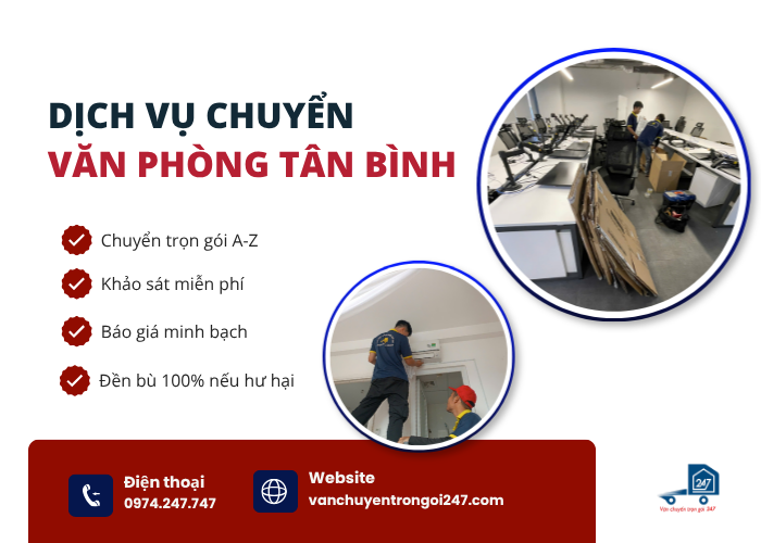Dịch vụ chuyển văn phòng Tân Bình